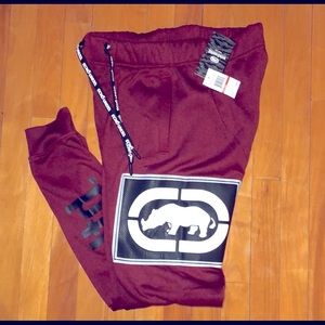 Ecko Unltd Joggers Mens Small True Red Marled Ecko Unlimited